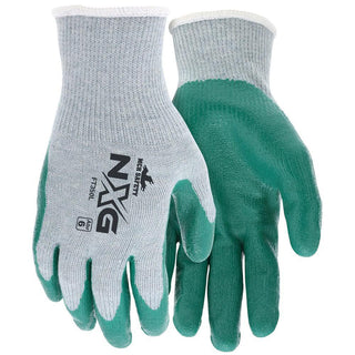 Medium White; Green General Purpose Gloves - MCR Safety FT350M