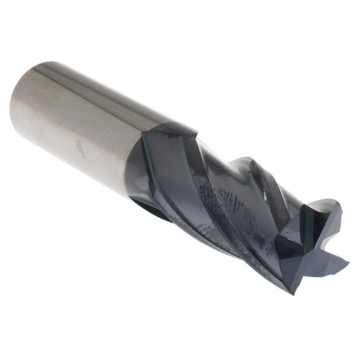1/2" 4-Flute Solid Carbide Square End Mill, AlTiN - Hertel 750580