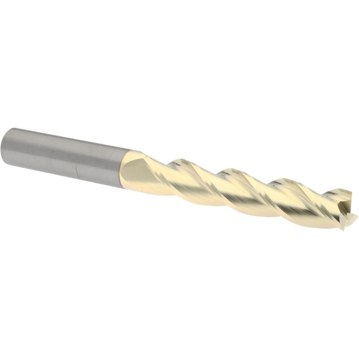 5/8" 3-Flute Solid Carbide Square End Mill, ZrN - Accupro 314960