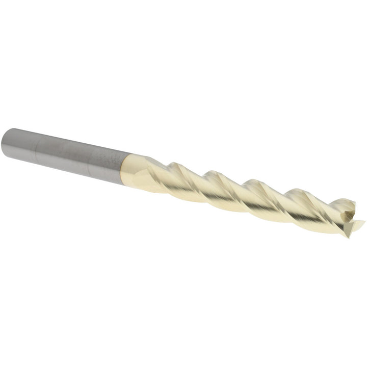 5/8" 3-Flute Solid Carbide Square End Mill, ZrN - Accupro 314965
