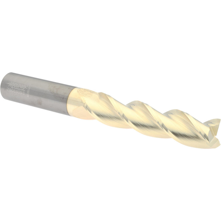3/4" 3-Flute Solid Carbide Square End Mill, ZrN - Accupro 315029