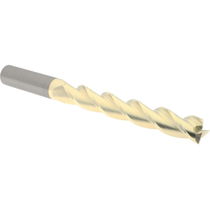 3/4" 3-Flute Solid Carbide Square End Mill, ZrN - Accupro 315047