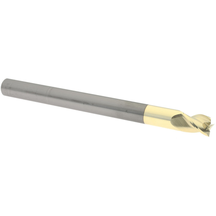 1/2" 3-Flute Solid Carbide Square End Mill, ZrN - Accupro 315552