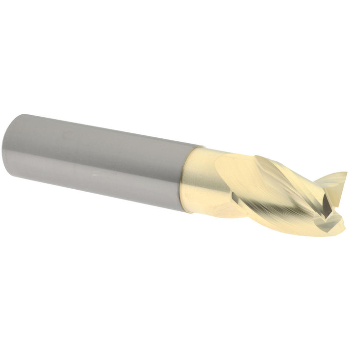 3/4" 3-Flute Solid Carbide Square End Mill, ZrN - Accupro 315629