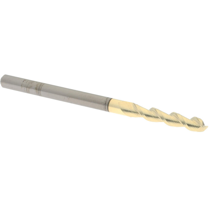 1/8" 2-Flute Solid Carbide Square End Mill, ZrN - Accupro 312934