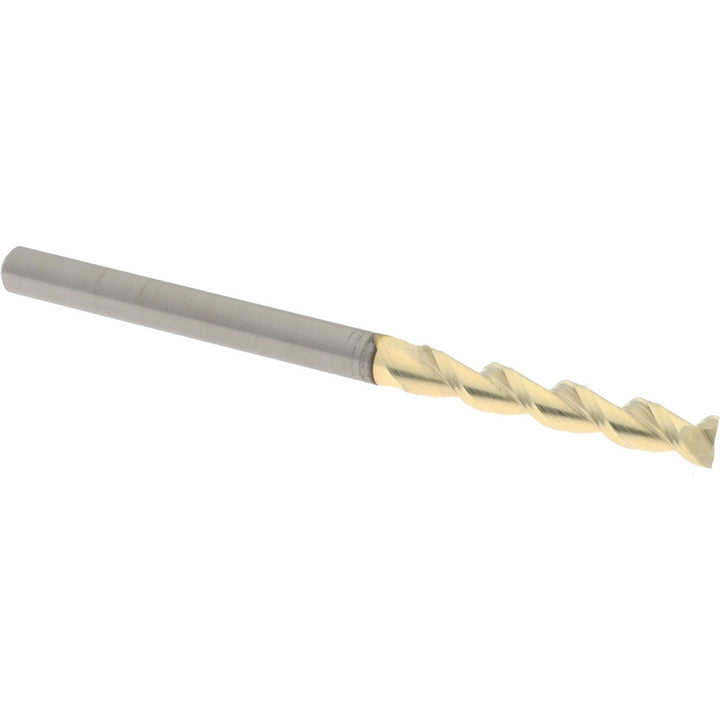 1/8" 2-Flute Solid Carbide Square End Mill, ZrN - Accupro 312939