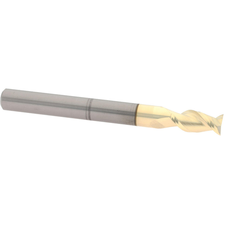 1/4" 2-Flute Solid Carbide Square End Mill, ZrN - Accupro 313031