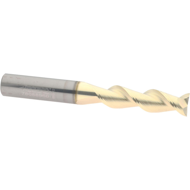 5/16" 2-Flute Solid Carbide Square End Mill, ZrN - Accupro 313127