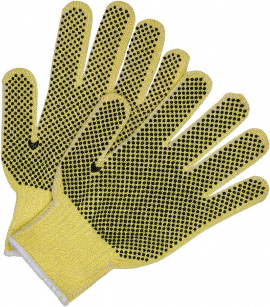 Large Yellow Kevlar Cut-Resistant Gloves - MCR Safety 9363L