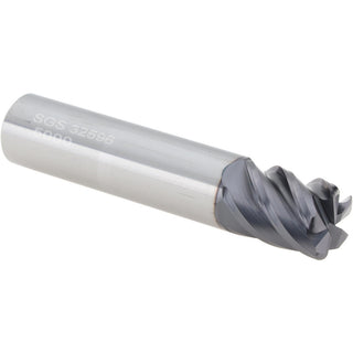 1/2" 5-Flute Solid Carbide Corner Radius End Mill, AlTiN - SGS 32596