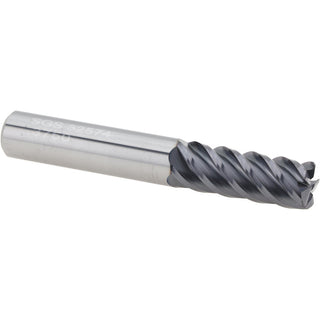 3/8" 5-Flute Solid Carbide Corner Radius End Mill, AlTiN - SGS 32574