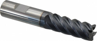 5/8" 5-Flute Solid Carbide Corner Radius End Mill, AlTiN - SGS 32580