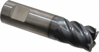 3/4" 5-Flute Solid Carbide Corner Radius End Mill, AlTiN - SGS 32605