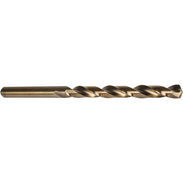 #22 Cobalt Drill Bit, Gold, 135° point - Precision Twist Drill 5995737