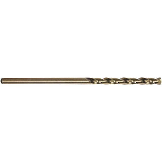 1/4" Cobalt Drill Bit, Straw, 135° point - Precision Twist Drill 5995813