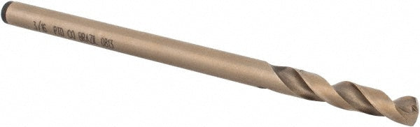 3/16" High Speed Steel Drill Bit, Oxide, 135° point - Precision Twist Drill 5999738