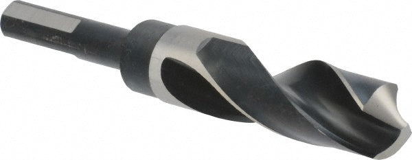 61/64" High-Speed Steel Reduced Shank Drill Bit, 118° point - Precision Twist Drill 6000038