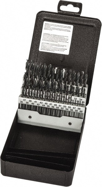 High Speed Steel Screw Machine Length Drill Bit, Oxide, 135° point - Precision Twist Drill 5995677
