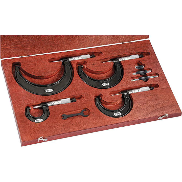 4.0000" 4-Piece Micrometer - Starrett 68041
