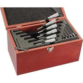 6.0000" 6-Piece Micrometer - Starrett 68044
