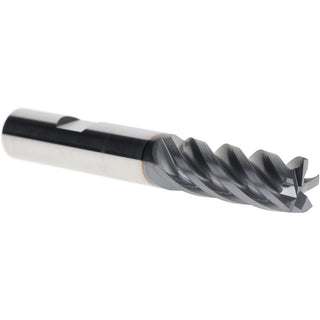 1/2" 5-Flute Solid Carbide Corner Radius & Corner Chamfer End Mill, AlTiN - Iscar 5622530