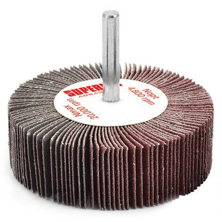 120-Grit Aluminum Oxide Flap Wheel - Superior Abrasives A019277