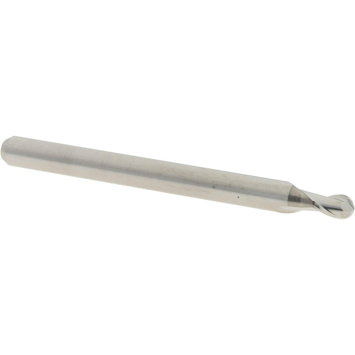 0.0950" 2-Flute Solid Carbide Ball End Mill - Accupro 12465589