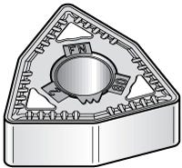 W - Trigon 80-Deg 3/8" IC Cermet Insert, Grade KT315, TiN - Kennametal 1611335