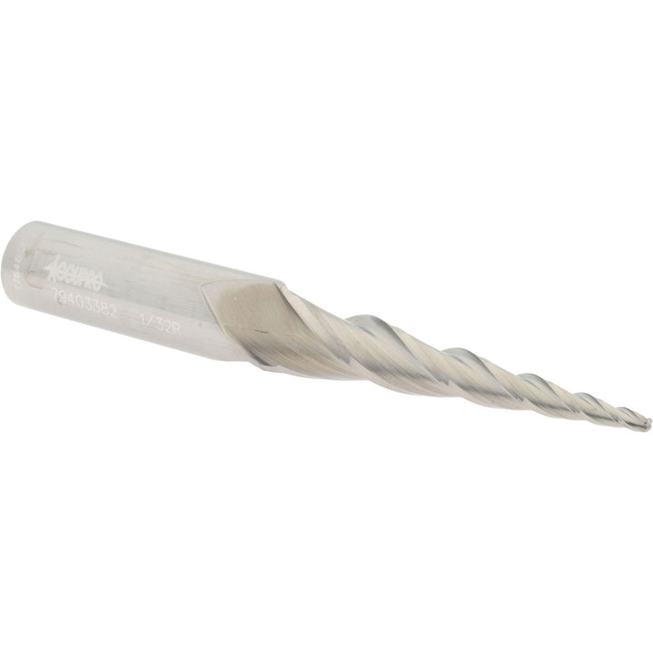 3-Flute Solid Carbide Tapered End Mill - Accupro 12179311