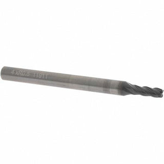 0.1575" 4-Flute Solid Carbide Corner Radius End Mill, TiAlN - OSG HP434-1576