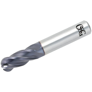 1/8in" 4-Flute Solid Carbide Ball End Mill, TiAlN - OSG HP441-1250-BN