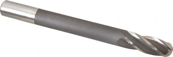 1" 4-Flute High Speed Steel Ball End Mill - Hertel 11253