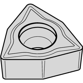 Trigon Carbide Insert, Grade KCU10B, AlTiN - Kennametal 7093138
