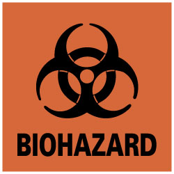 BIOHAZARD Label - AccuformNMC S52AP