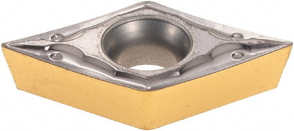 DCMT 3-0-PF Solid Carbide Insert, Grade IC807, TiN - Iscar 5550302