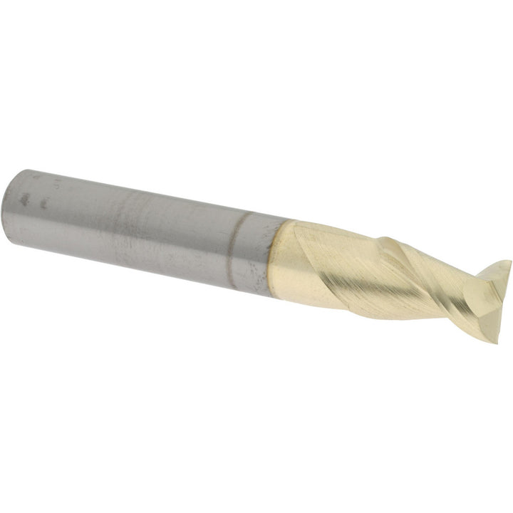 3/8" 2-Flute Solid Carbide Square End Mill, ZrN - Accupro 313177