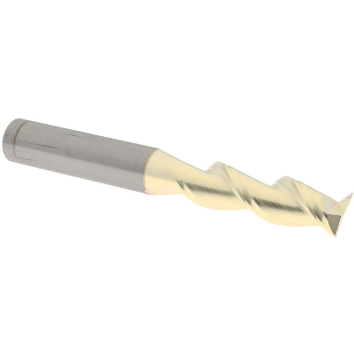 3/8" 2-Flute Solid Carbide Square End Mill, ZrN - Accupro 313207