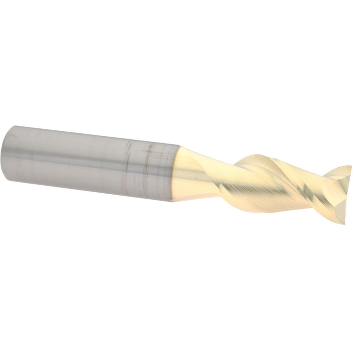 1/2" 2-Flute Solid Carbide Square End Mill, ZrN - Accupro 313300