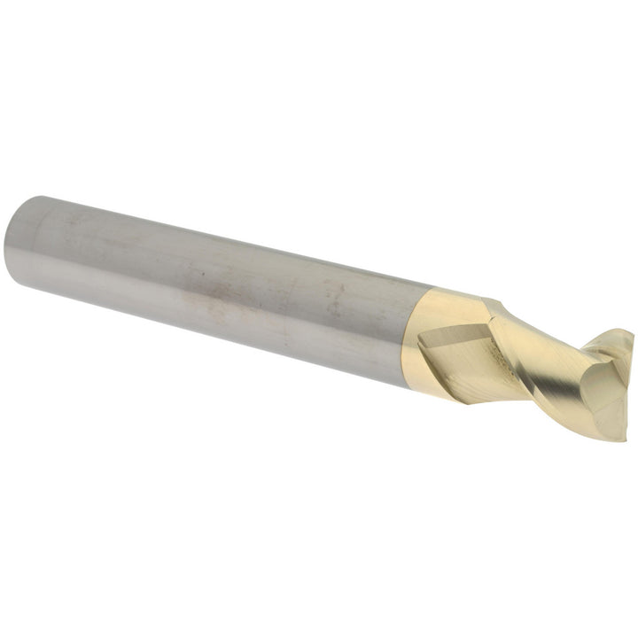 1" 2-Flute Solid Carbide Square End Mill, ZrN - Accupro 314176