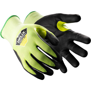 Small High-Visibility Yellow HPPE; Metal Fiber Cut & Puncture-Resistant Gloves - HexArmor. 3062-S (7)