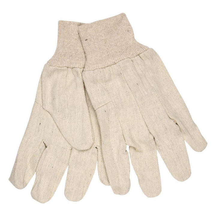 Large Natural Cotton; Polyester General Purpose Gloves - MCR Safety 8100A