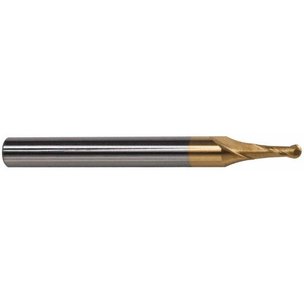 5/8" 2-Flute Solid Carbide Ball End Mill, AlTiN - SGS 32206
