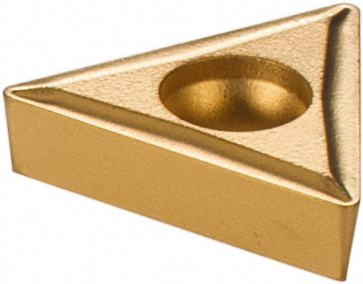 Triangle 0.2500" IC Solid Carbide Insert, Grade TT, TiN - Parlec T111615TTP