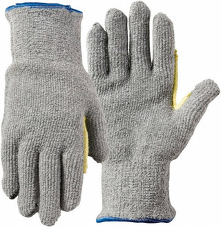 X-Small Gray Stainless Steel Fiber Cut & Abrasion-Resistant Gloves - Jomac Products 1786XS