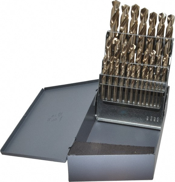Cobalt Jobber Length Drill Bit, Gold Finish, 135° point - Chicago-Latrobe 69853