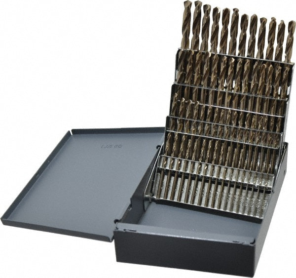 Cobalt Jobber Length Drill Bit, Gold Finish, 135° point - Chicago-Latrobe 69854