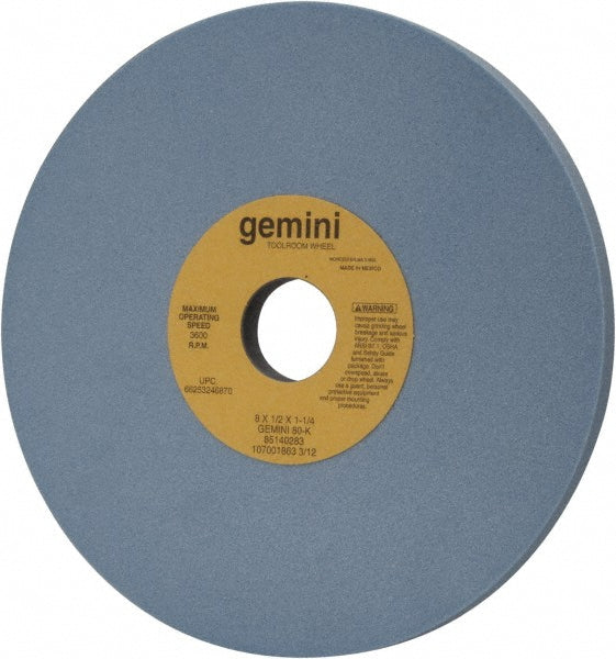 8 x 1/2" 80-Grit Aluminum Oxide Grinding & Cutoff Wheel - Norton 66253246870