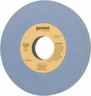 12 x 1" 60-Grit Aluminum Oxide Grinding & Cutoff Wheel - Norton 66253246901