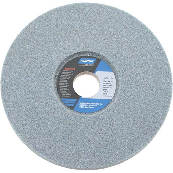 8 x 3/4" 46-Grit Aluminum Oxide Grinding & Cutoff Wheel - Norton 66253246846