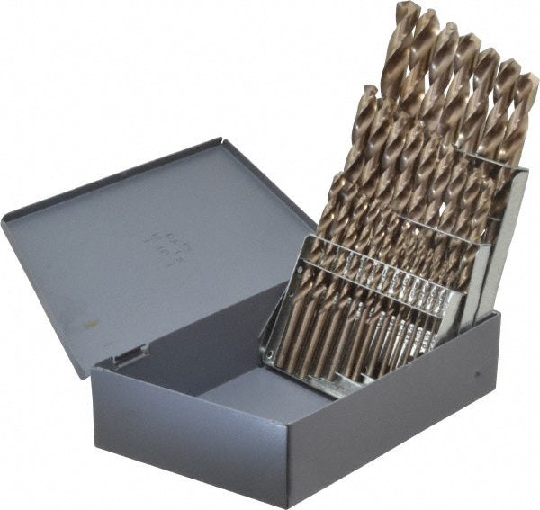 Cobalt Jobber Length Drill Bit, Gold, 135° point - Chicago-Latrobe 57850
